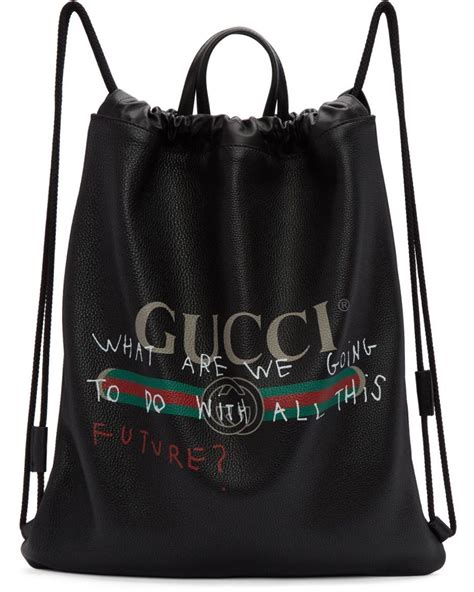 fake gucci drawstring backpack|gucci backpack nordstrom.